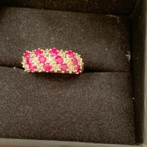 10k Ruby Diamond Ring